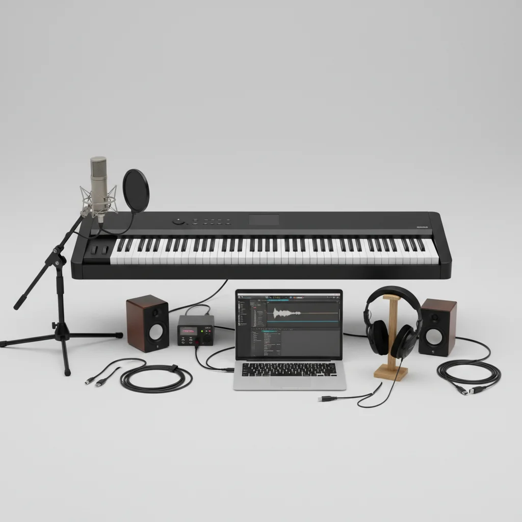 digital piano recording