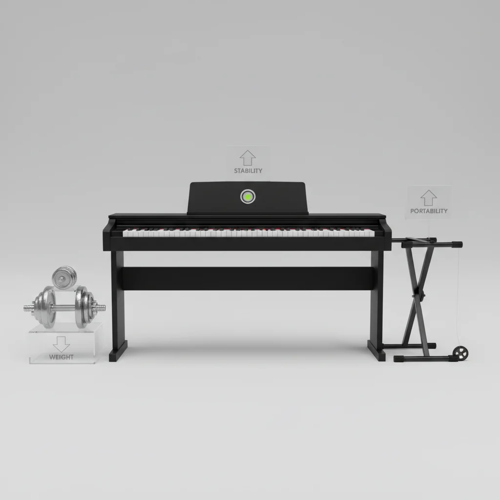 Digital Piano Weight: Does It Affect Portability and Stability?